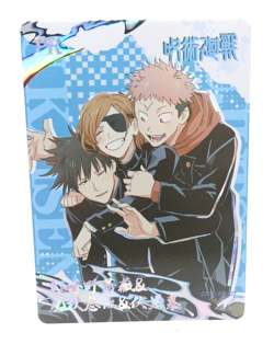 Yuji Megumin Nobara PR Jujutsu Kaisen ZSHZ-PR-03 Anime Waifu Collectible Card - Image 1