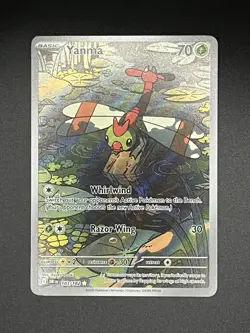 🚀Pokemon TCG Yanma Destined Rivals Full Art Rare Card 183/182🚀 - Image 1