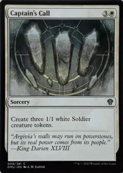 009/281 CAPTAIN'S CALL COMMON DOMINARIA UNITED MTG CARD - Image 1