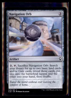 Magic: The Gathering Navigation Orb Battle for Baldur's Gate 329/361 4 Card Lo - Image 1