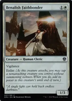 007/281 BENALISH FAITHBONDER COMMON DOMINARIA UNITED MTG CARD - Image 1