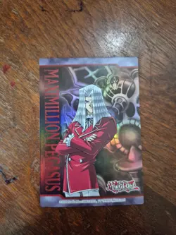 Maximillion Pegasus - Double Sided Character Artwork Card LDS1 - NM - YuGiOh - Image 1