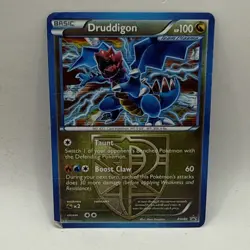 Druddigon BW 80 Holo - Black & White Promo Pokemon Card - HP DMG Card - Image 1