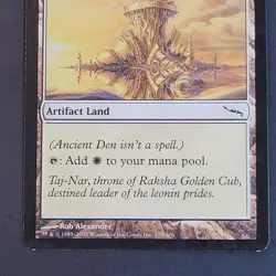 MTG - 1x Ancient Den - Mirrodin - LP - Artifact Land - Magic The Gathering #278 - Image 4