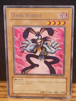 Yu-Gi-Oh! RARE CARD DARK RABBIT SOVR-EN090 VLP - Image 1