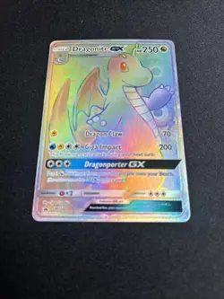 Pokemon TCG Dragonite GX Holo Promo Card Sun & Moon SM156 - Near Mint - Image 2