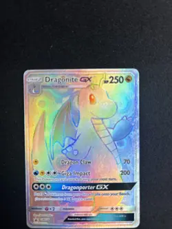 Pokemon TCG Dragonite GX Holo Promo Card Sun & Moon SM156 - Near Mint - Image 3