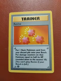 Revive 89/102 - 1st Edition Shadowless - BASE SET - Vintage Pokemon Card - NMINT - Image 1