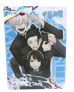 Gojo Geto Shoko PR Jujutsu Kaisen ZSHZ-PR-09 Anime Collectible Card - Image 1