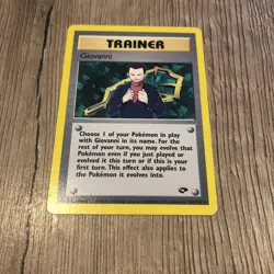 Giovanni 104/132 Gym Challenge Pokemon Card Non Holo Rare NM/LP Nintendo Vintage - Image 5