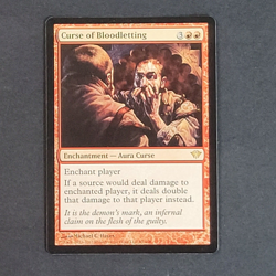 MTG - 1x Curse of Bloodletting - Dark Ascension - NM/LP - Rare Red - Magic 2012 - Image 2