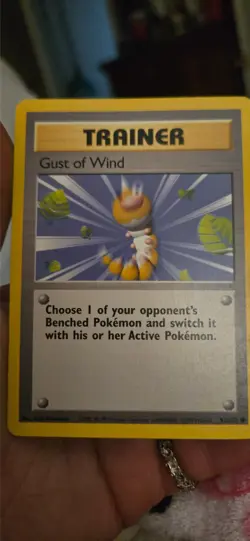 1995 gust of wind trainer Pokemon card - Image 1