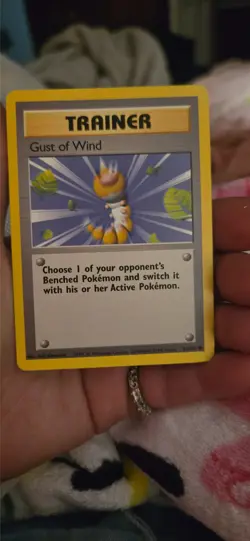 1995 gust of wind trainer Pokemon card - Image 2