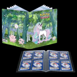 NEW Pokemon Card Binder Ultra PRO 4-Pocket Album - Gallery Series Enchanted Gla - Image 1