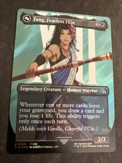 Fang, Fearless l'Cie (Borderless) (Surge Foil) Final Fantasy Foil MTG Pack Fresh - Image 1