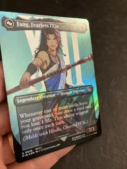 Fang, Fearless l'Cie (Borderless) (Surge Foil) Final Fantasy Foil MTG Pack Fresh - Image 3