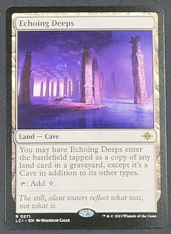 MTG - 1x Echoing Deeps - Lost Caverns of Ixalan - NM - Magic The Gathering Land - Image 1