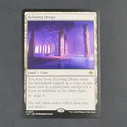 MTG - 1x Echoing Deeps - Lost Caverns of Ixalan - NM - Magic The Gathering Land - Image 2
