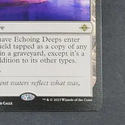 MTG - 1x Echoing Deeps - Lost Caverns of Ixalan - NM - Magic The Gathering Land - Image 3