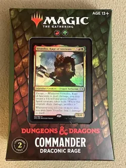 Adventures in the Forgotten Realms Commander Deck: Draconic Rage MTG Sealed - Image 1
