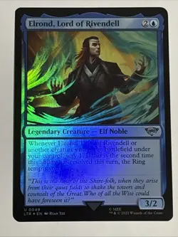MTG Lord of the Rings Elrond, Lord of Rivendell Foil 0049 NM - Image 1