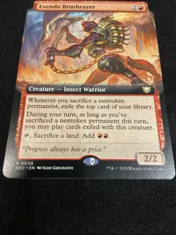 Evendo Brushrazer - Extended Art R MTG Commander: Edge of Eternities M/NM #30 - Image 4