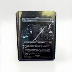 MTG FIN 0353 The Masamune Borderless Foil Magic Commander NM - Image 1