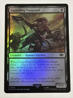 MTG Lord of the Rings Easterling Vanguard Foil 0083 NM - Image 1