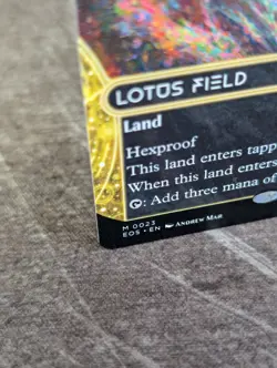 MTG Lotus Field #023, EOE Stellar Sights, Borderless, Pack Fresh NM, Mythic Land - Image 2