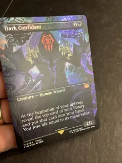Dark Confidant Borderless Foil - FIN 0334 NM - MTG Magic Pack Fresh ! - Image 3