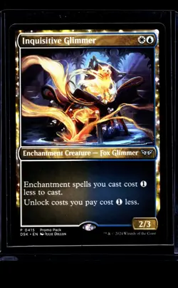 2024 MTG Magic The Gathering DSK Duskmourn Promo Pack #415 Inquisitive Glimmer - Image 1