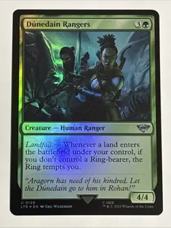 MTG Lord of the Rings Dunedain Rangers Foil 0159 NM - Image 1