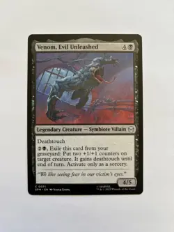 Venom, Evil Unleashed NM Marvel's Spider-Man Regular MTG🔥HOT🔥 - Image 1