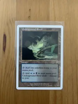 Underground River 7th Seventh Edition Regular MTG Magic The Gathering LP/NM - Image 1