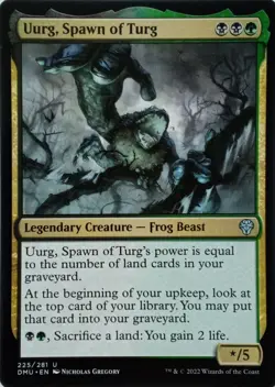 225/281 UURG, SPAWN OF TURG UNCOMMON DOMINARIA UNITED MTG CARD - Image 1