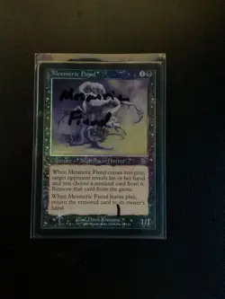 MTG Magic the Gathering Mesmeric Fiend Torment Foil - Image 1