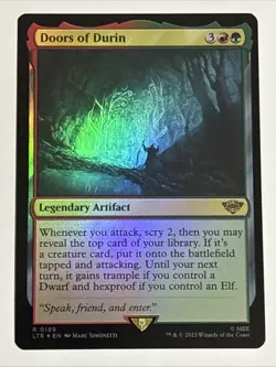 MTG Lord of the Rings Doors of Durin Foil 0199 NM Rare - Image 1