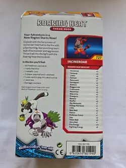 Pokemon Sun And Moon Roaring Heat Deck Box Sealed New - Image 2