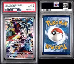 2023 POKEMON PAL EN-PALDEA EVOLVED ILLUSTRATION RARE #210 BAXCALIBUR PSA 10 - Image 1