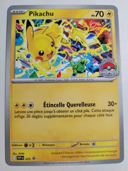 Pikachu Promo 2025 World Championships SVP 225 FRENCH Pokemon TCG - Image 1
