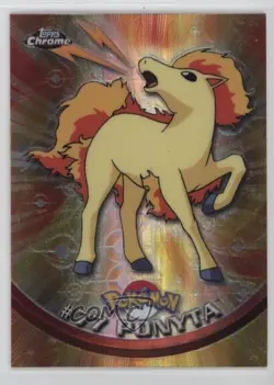 Ponyta Spectra-Chrome Topps Chrome Pokemon TV Animation Edition #77 2000 15l9 - Image 1
