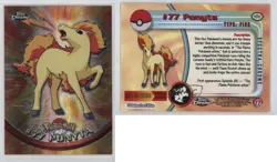 Ponyta Spectra-Chrome Topps Chrome Pokemon TV Animation Edition #77 2000 15l9 - Image 3