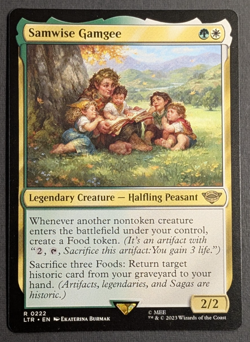 MTG - 1x Samwise Gamgee - NM Pack Fresh Lord of the Rings: Tales of Middle Earth - Image 1