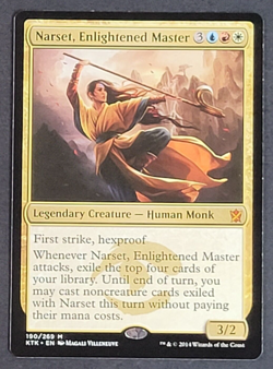 MTG - 1x Narset Enlightened Master - Khans of Tarkir - NM/LP - Rare - Magic #190 - Image 1