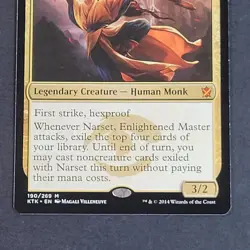MTG - 1x Narset Enlightened Master - Khans of Tarkir - NM/LP - Rare - Magic #190 - Image 4