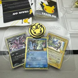 Pokemon TCG Celebration 25th Anniversary Collector’s Lunchbox CIB Complete - Image 2