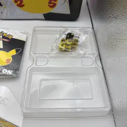 Pokemon TCG Celebration 25th Anniversary Collector’s Lunchbox CIB Complete - Image 5