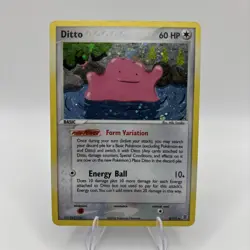 Pokemon Ditto 4/112 Rare Holo Foil Italian Ex Fire Red And Leaf Green NM+ - Image 1