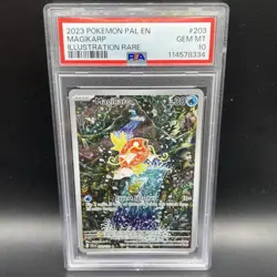 2023 Pokemon Pal En-Paldea Evolved #203 Magikarp Illustration Rare PSA 10 - Image 1