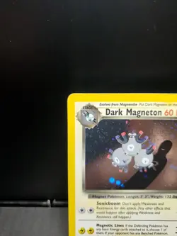 Pokemon TCG Dark Magneton 11/82 Team Rocket Vintage Holo WOTC 1999-2000 MP - Image 2
